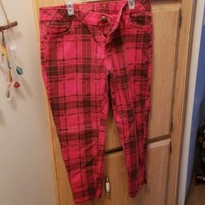 Vera wang plaid Jean's